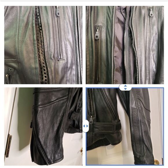 Vintage Harley Davidson Leather Riding Jacket - Picture 7 of 14